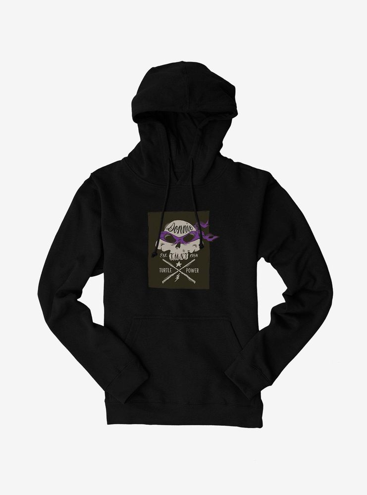 Teenage Mutant Ninja Turtles Donatello Bandana Skull And Weapons Hoodie