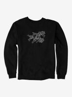 Teenage Mutant Ninja Turtles Group Run Outline Sweatshirt