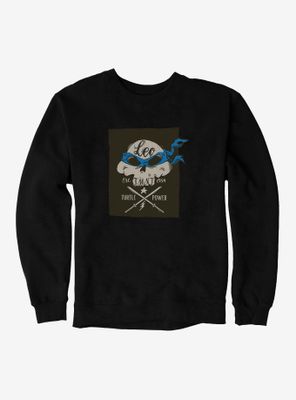 Teenage Mutant Ninja Turtles Leonardo Bandana Skull And Weapons Sweatshirt
