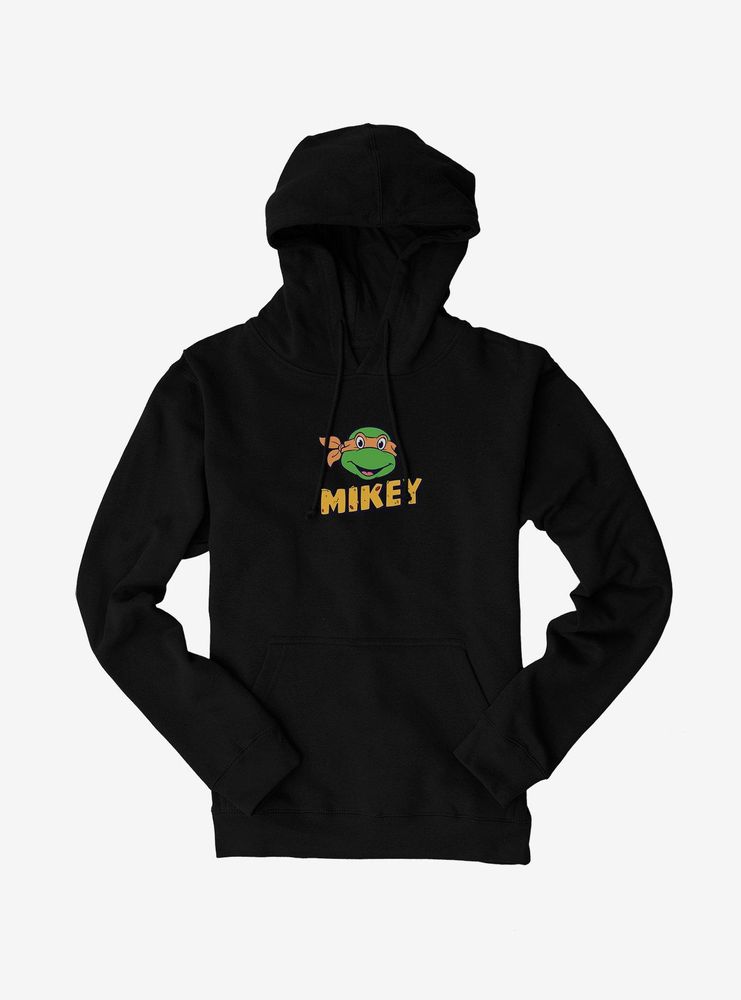 Teenage Mutant Ninja Turtles Mikey Face Pizza Name Hoodie