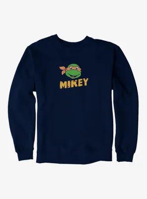 Teenage Mutant Ninja Turtles Mikey Face Pizza Name Sweatshirt