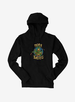 Teenage Mutant Ninja Turtles Team Turtle Group Poses Circle Hoodie