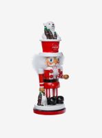 Coke Coca Cola Nutcracker With Polar Bear Hat