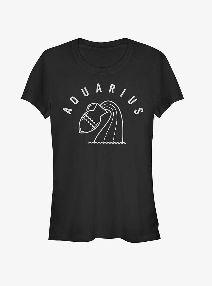 Aquarius Astrology Water Sign Girls T-Shirt