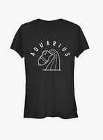 Aquarius Astrology Water Sign Girls T-Shirt