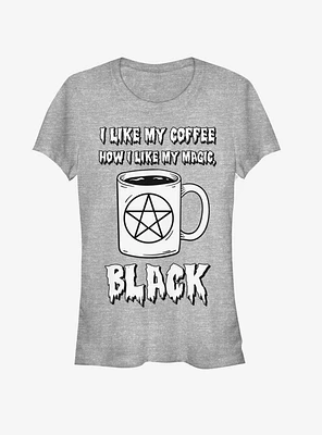 Black Coffee Magic Girls T-Shirt