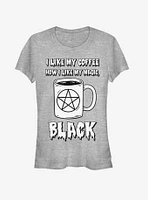 Black Coffee Magic Girls T-Shirt