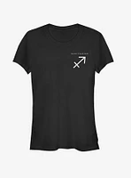 Sagittarius Astrology Sign Girls T-Shirt