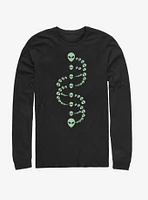 Crop Circle Long-Sleeve T-Shirt