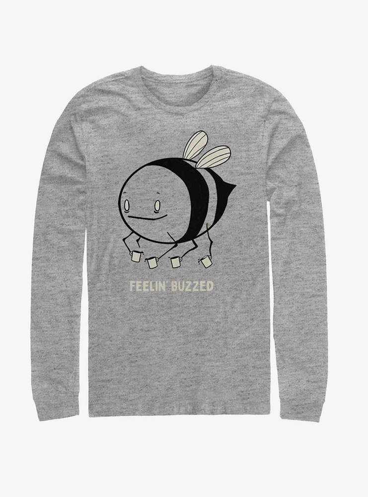 Feeling Buzzed Bee Long-Sleeve T-Shirt