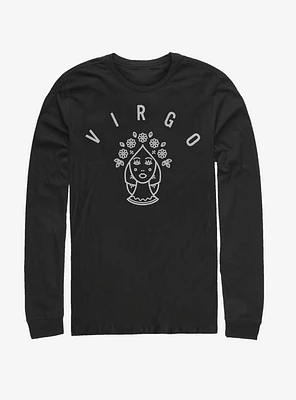 Virgo Astrology Sign Long-Sleeve T-Shirt