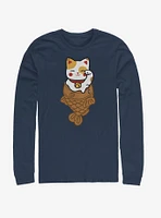 Lucky Cat Taiyaki Long-Sleeve T-Shirt