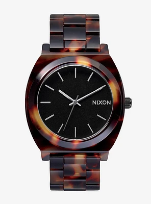Nixon Time Teller Acetate Tortoise Watch