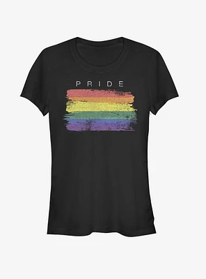 Pride Paintbrush Rainbow Girls T-Shirt