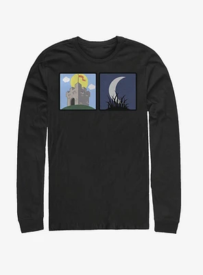 Fortress And Night Time Long-Sleeve T-Shirt