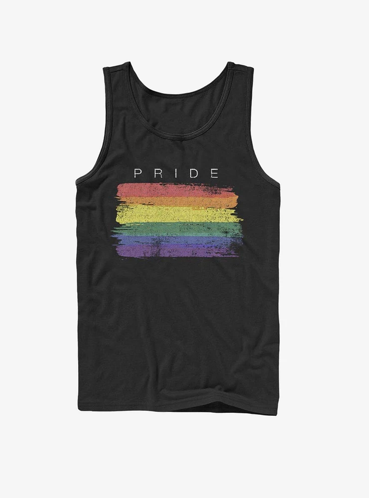 Pride Paintbrush Rainbow Tank