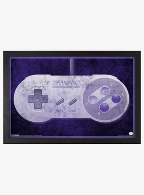 Nintendo Snes Controller Poster