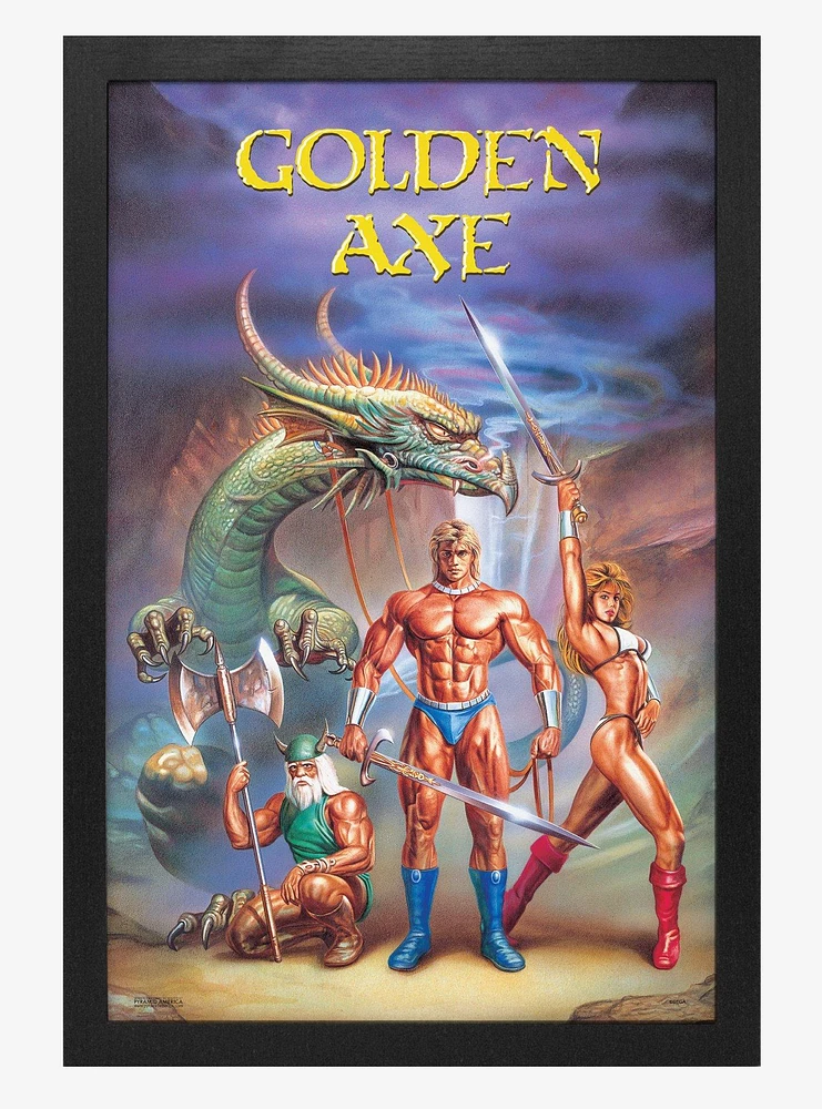 Sega Classic Golden Axe Poses Poster