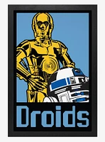 Star Wars Retro Droids Poster