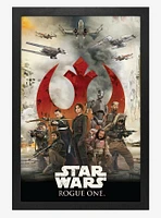 Star Wars Rogue One Rebels Logo Poster