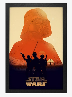 Star Wars Tatoonie Sunset Poster