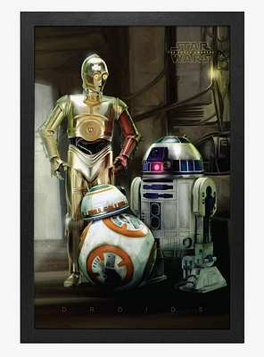 Star Wars The Force Awakens Droids Poster