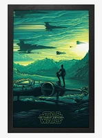 Star Wars: The Force Awakens Poe Dameron Framed Poster