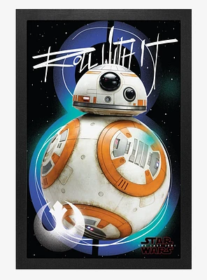 Star Wars The Last Jedi BB-8 Roll With It Poster