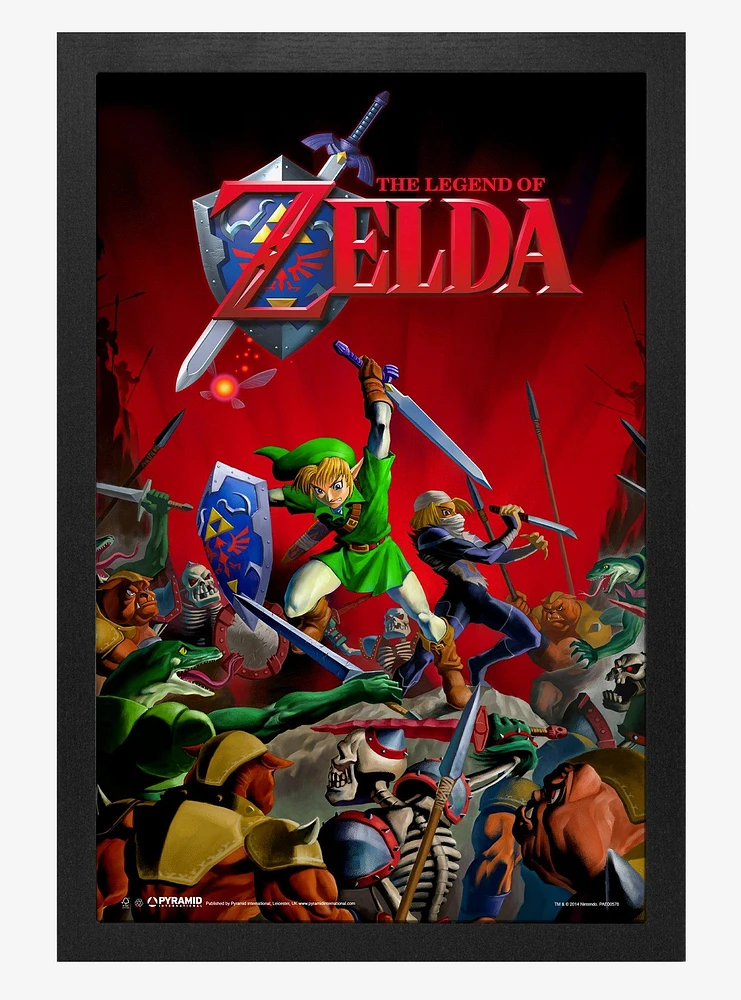 The Legend Of Zelda Battle Poster