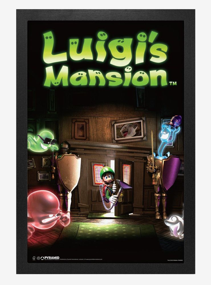 Nintendo Luigi'S Mansion Poster