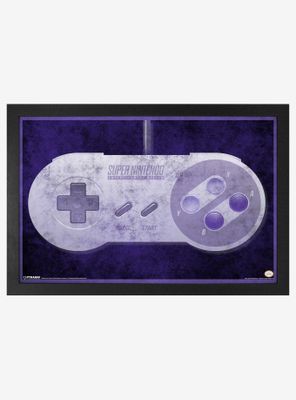 Nintendo Snes Controller Poster