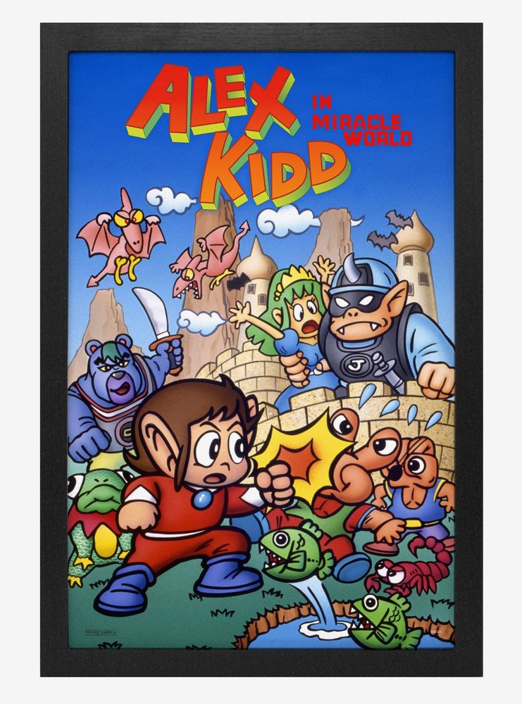 Sega Classic Alex Kidd Poster