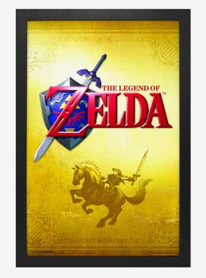 The Legend Of Zelda Gold Poster