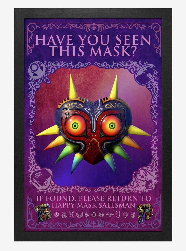 Legend of Zelda Majora's Mask Poster 