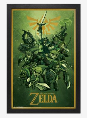 The Legend Of Zelda Links Poster