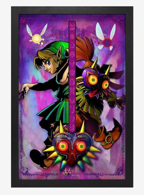 The Legend Of Zelda Majora Spilt Poster