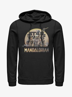 Star Wars The Mandalorian Character Action Pose Hoodie