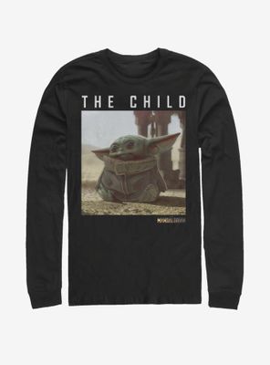 Star Wars The Mandalorian Child Square Scene Long-Sleeve T-Shirt