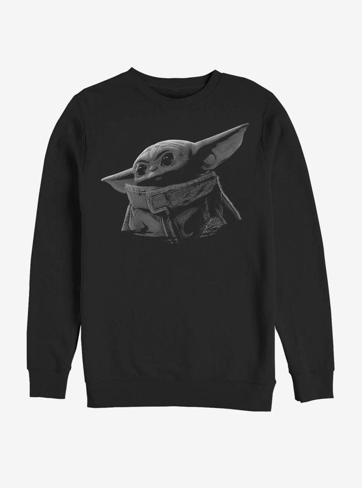 Star Wars The Mandalorian Child Grayscale Sweatshirt