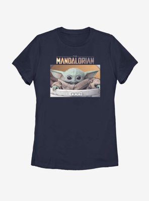 Star Wars The Mandalorian Child Small Box Womens T-Shirt