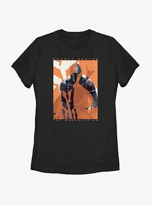 Star Wars The Mandalorian Hunt Womens T-Shirt