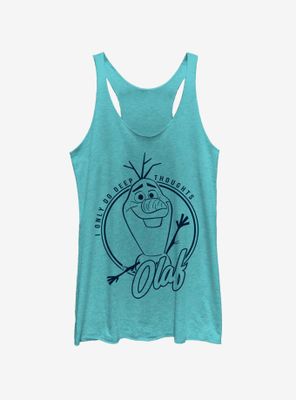 Disney Frozen 2 Deep Thought Olaf Womens Tank Top