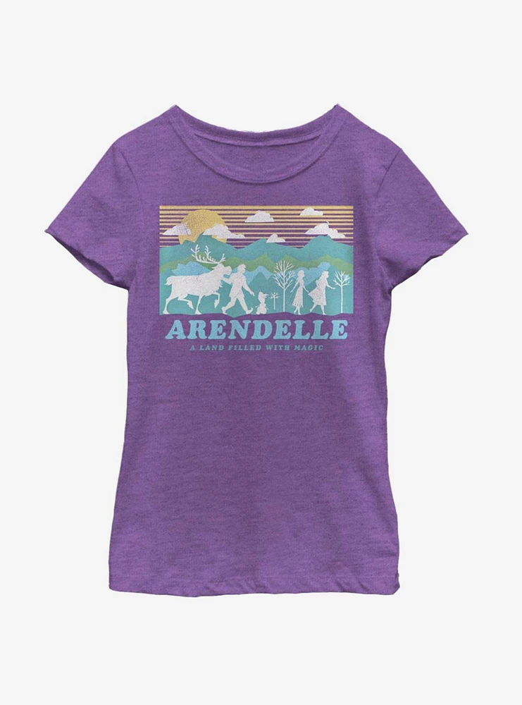 Disney Frozen 2 Arendelle Youth Girls T-Shirt