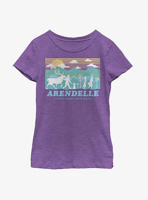 Disney Frozen 2 Arendelle Youth Girls T-Shirt