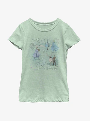 Disney Frozen 2 Arendelle Journey Youth Girls T-Shirt