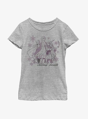 Disney Frozen 2 Destiny Awaits Youth Girls T-Shirt