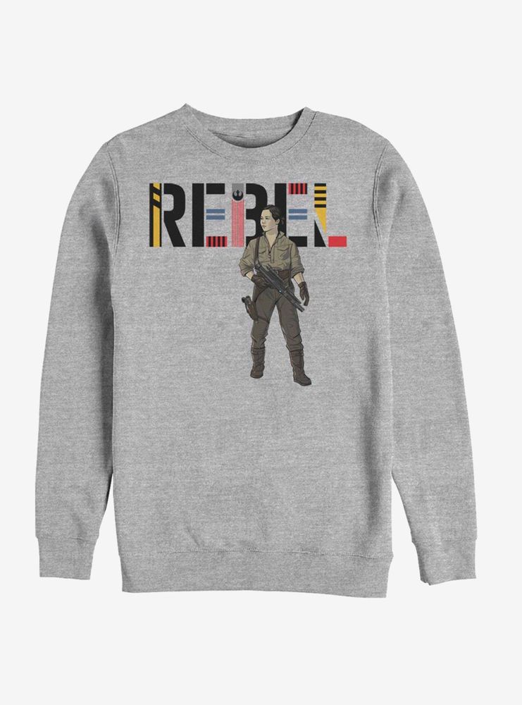 Star Wars Episode IX The Rise Of Skywalker Rebel Rose Sweatshirt