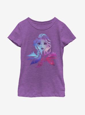 Disney Frozen 2 Elsa Seasons Youth Girls T-Shirt