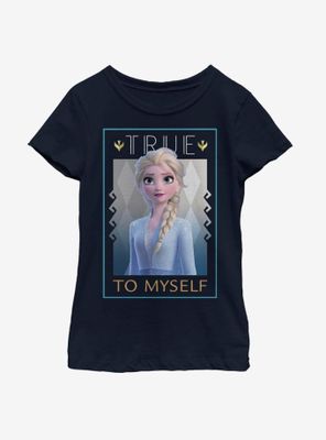 Disney Frozen 2 Elsa True To Myself Youth Girls T-Shirt