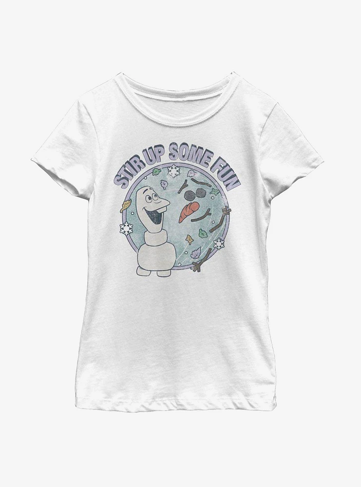 Disney Frozen 2 Olaf Stir Up Some Fun Youth Girls T-Shirt